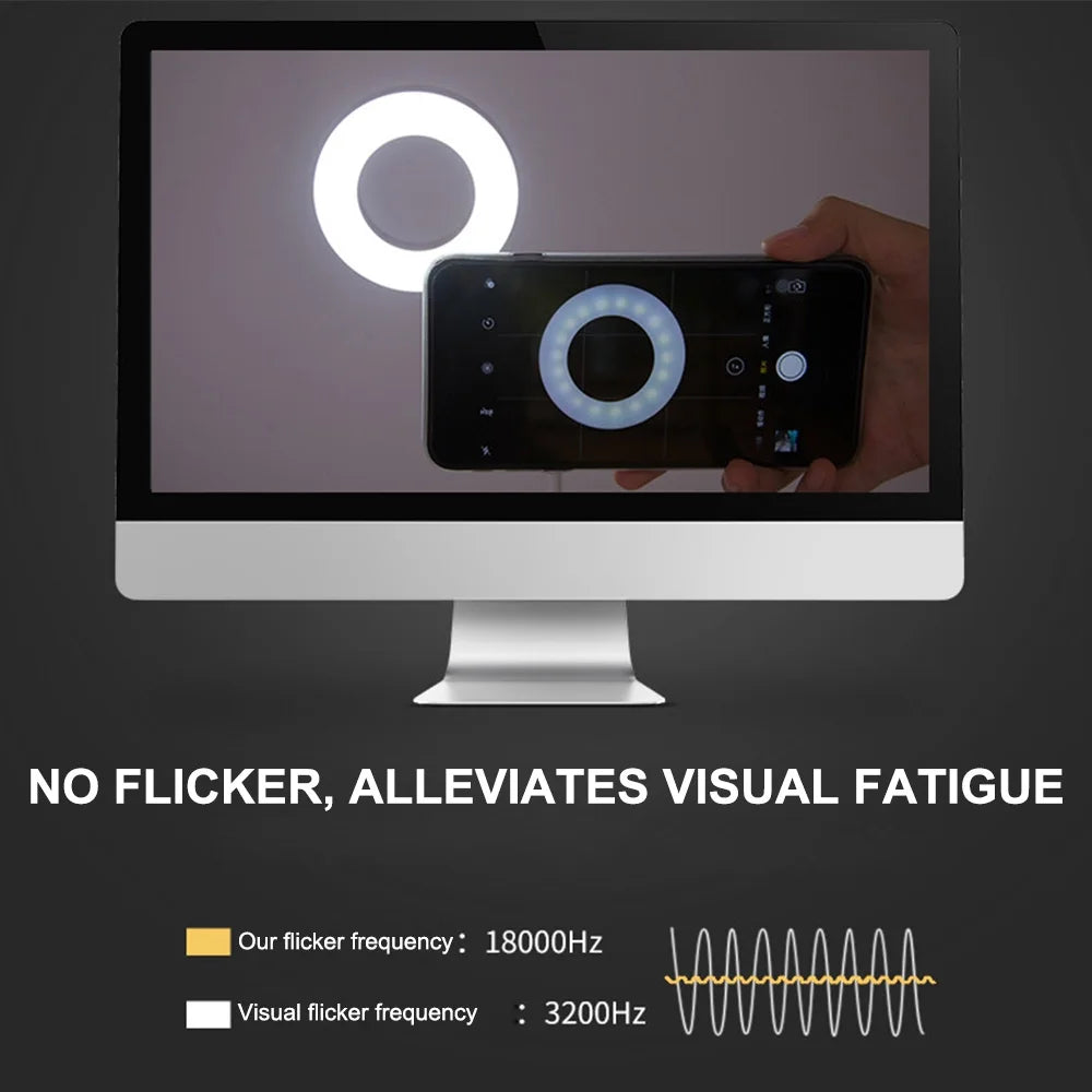 Desk Lamp LED USB Desktop Light with Pen Holder Flexible Touch Dimmable Memory Bed Read Table Study Light Able Powered