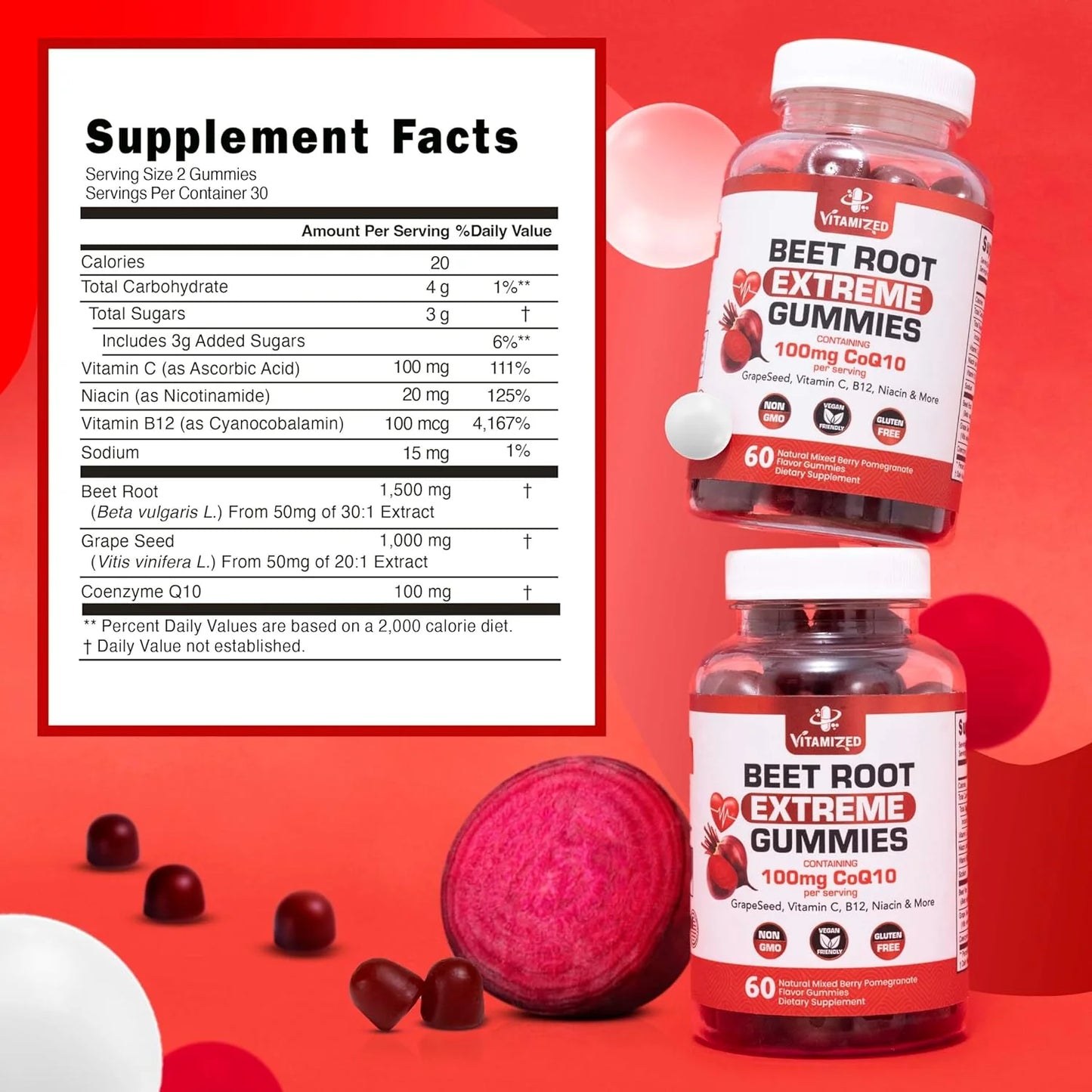Beet & Grape Vital Gummies