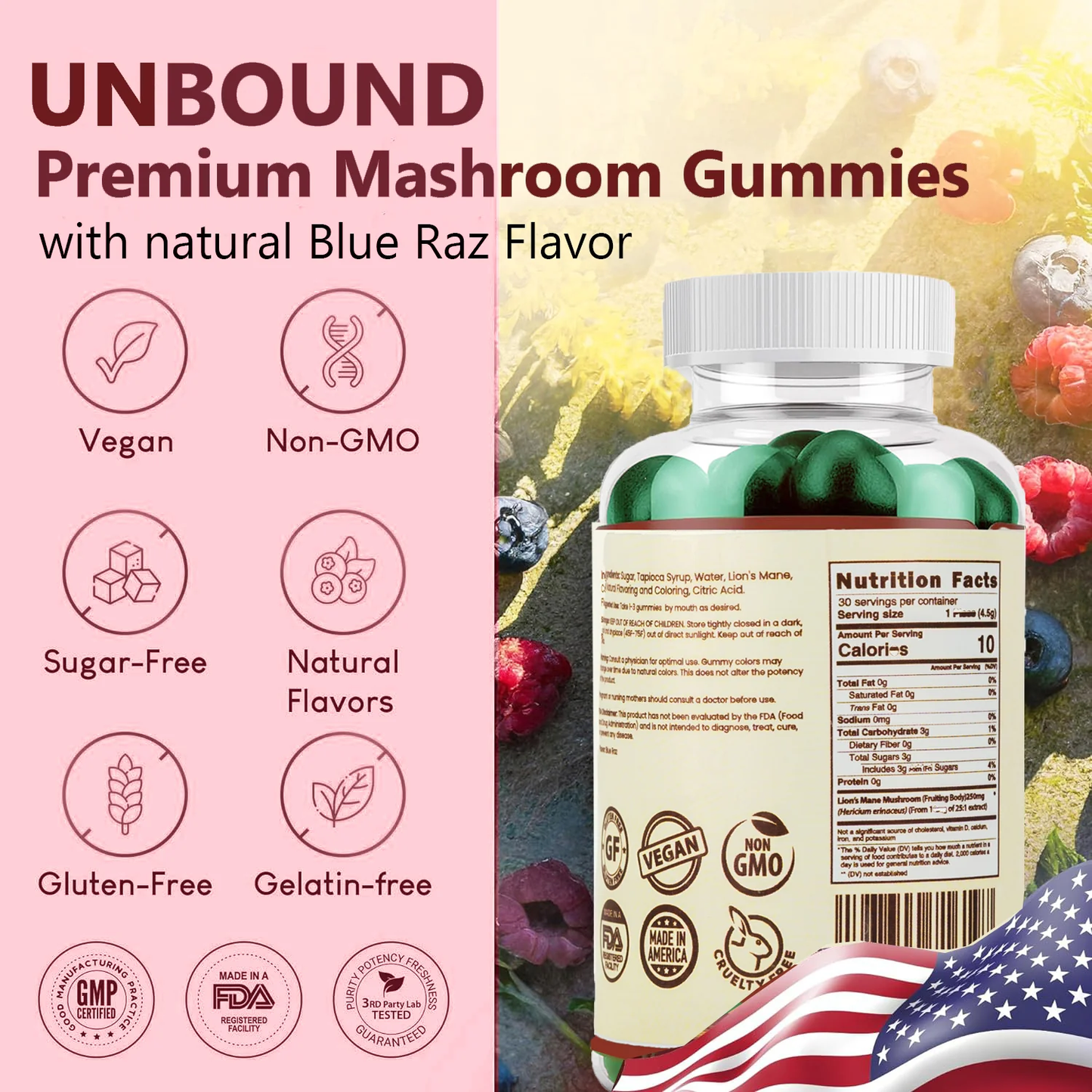 Mushroom Gummies for Memory, Focus, and Clarity