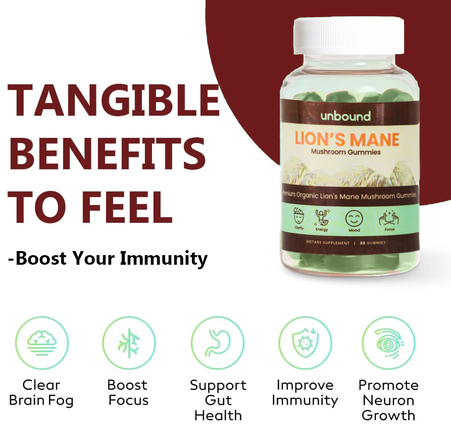 Mushroom Gummies for Memory, Focus, and Clarity